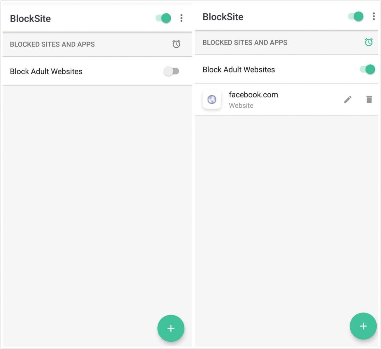 android blocksite