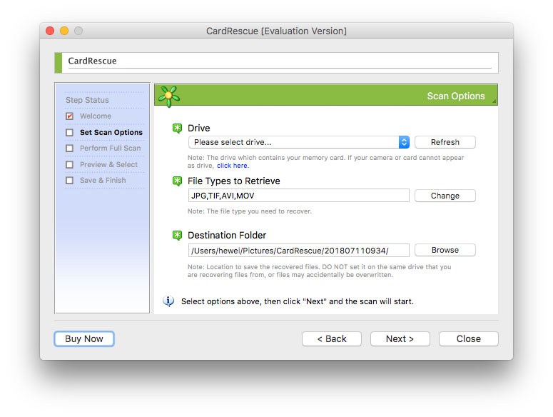macos sd card recovery