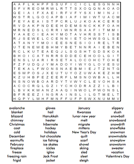 word search 14