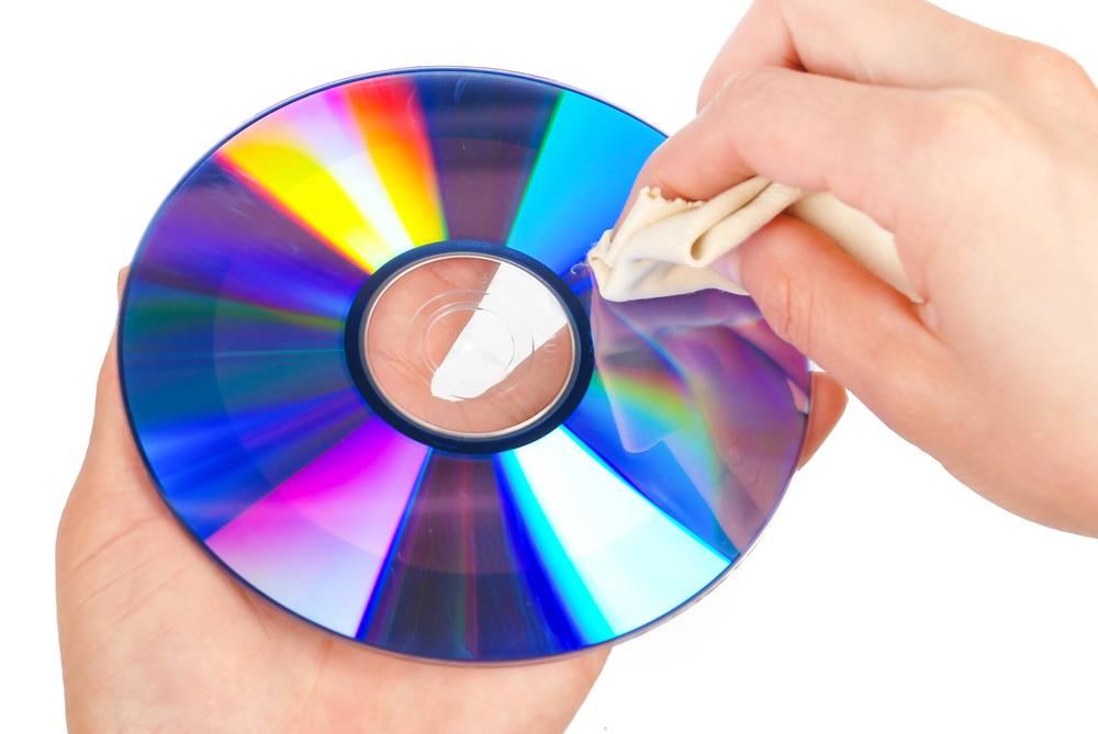 clean dvd disc