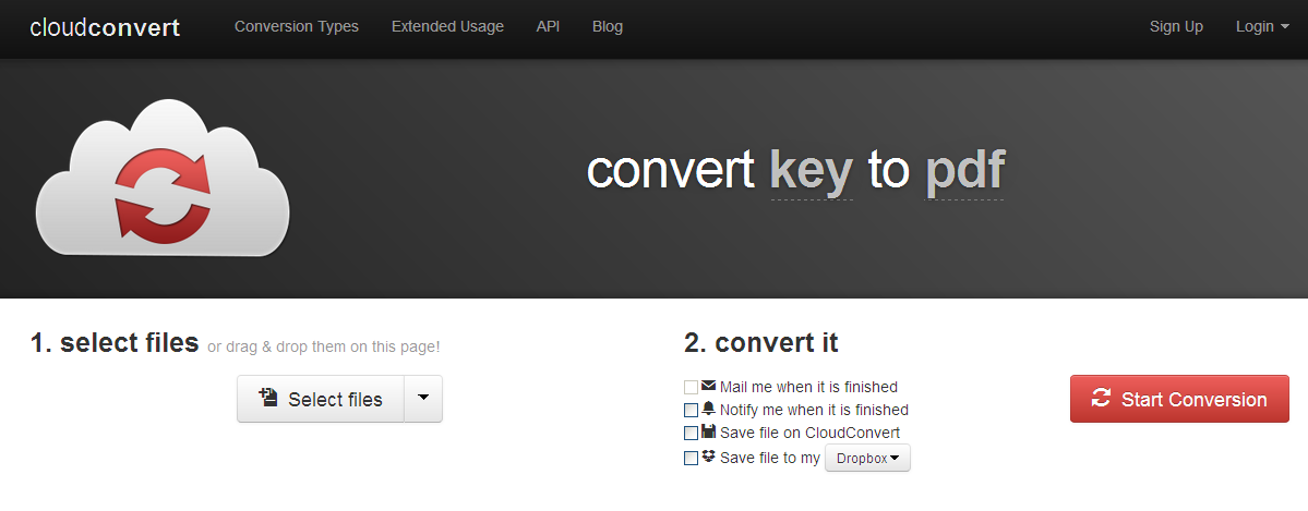 convert key to pdf on pc or mac