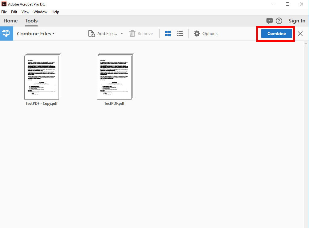 combine scanned documents into one pdf adobe