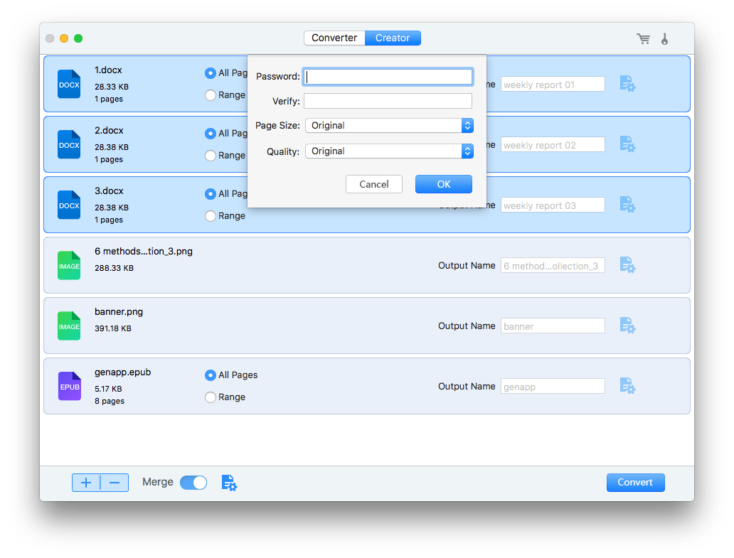 how to make pdf word doc on mac