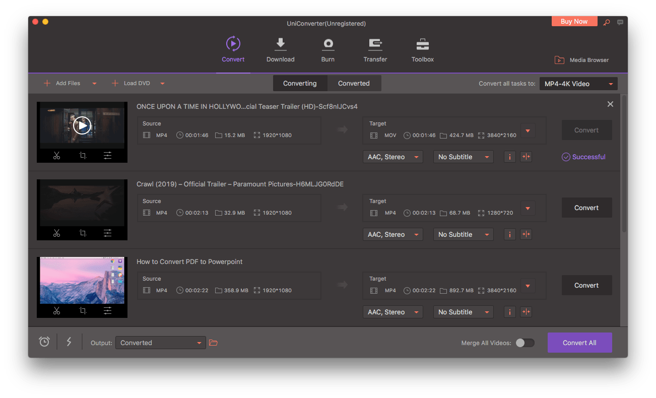 wondershare conversion quality