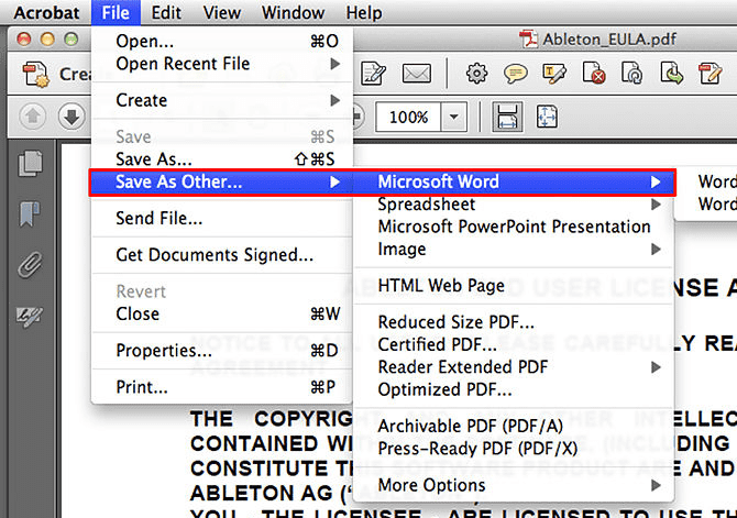 how to save powerpoint as pdf on mac