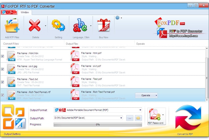 how to change rtf to pdf on mac
