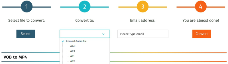 convert vob to mp4 free online