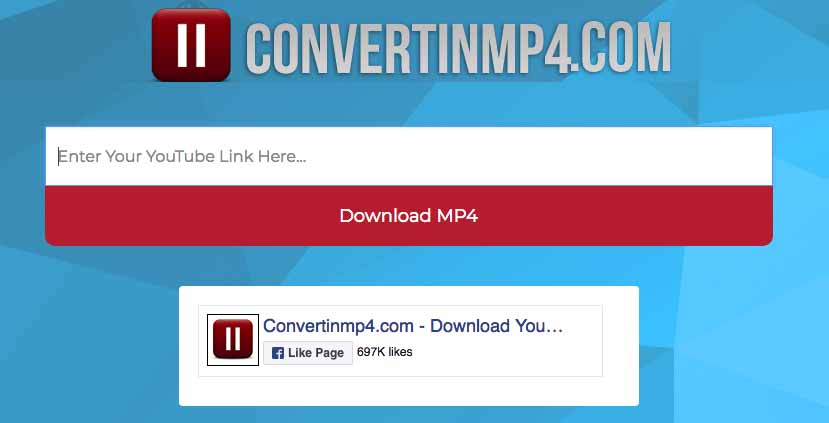Online YouTubeInMP4 Alternative 1- ConvertinMP4