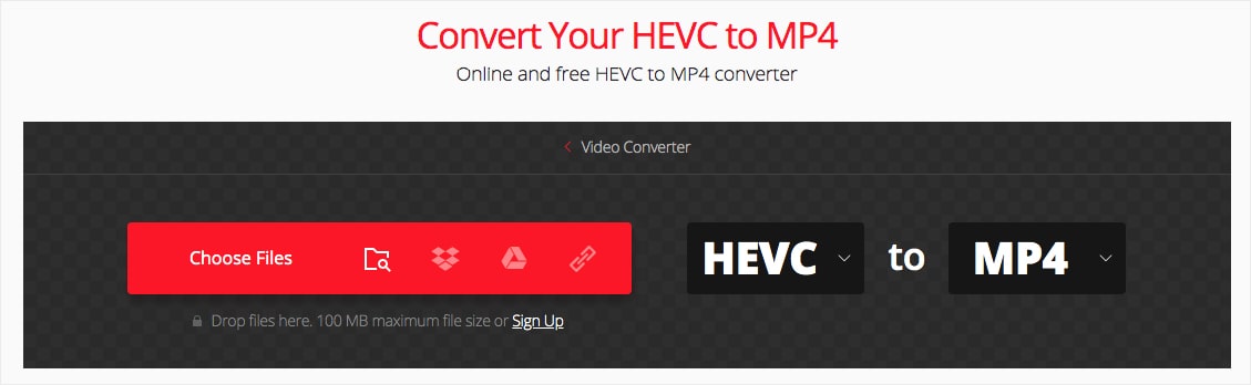 hevc to mp4 converter online convertio 01