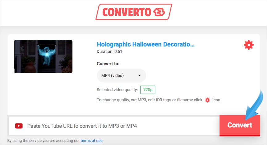 download halloween hologram video free online 02