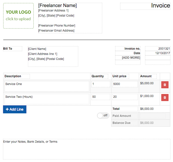 create invoices online create invoices online