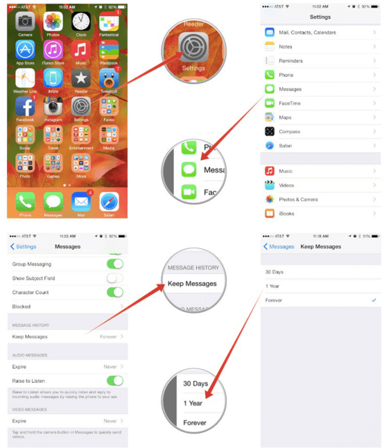 How To Delete Messages On Iphone 7 Plus Iphone 8 X Included