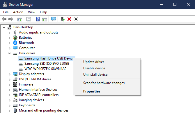 device manager