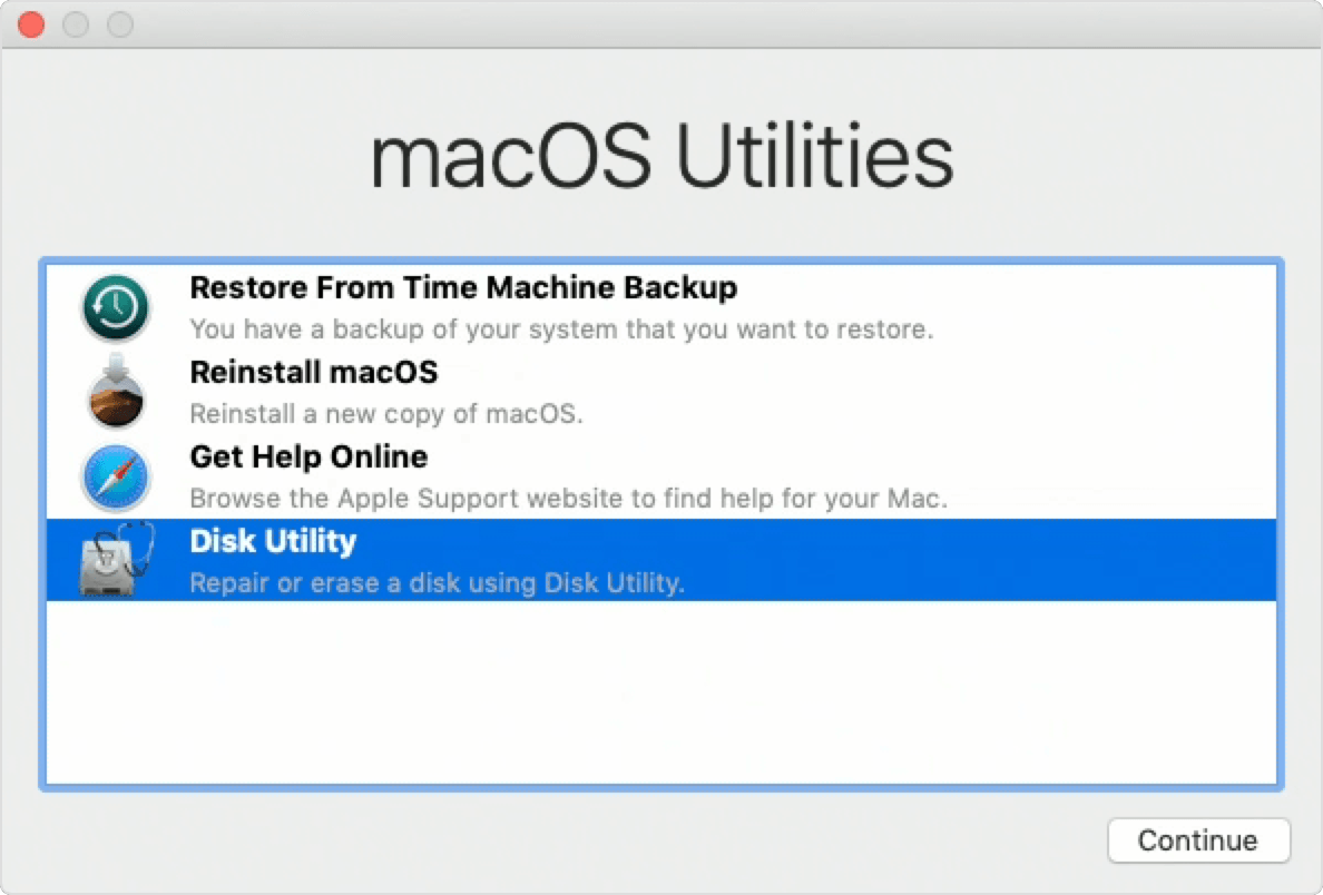 disk utility