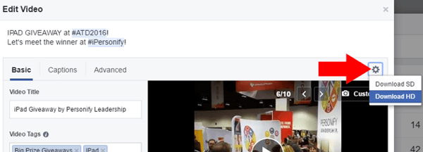 can you download facebook live videos