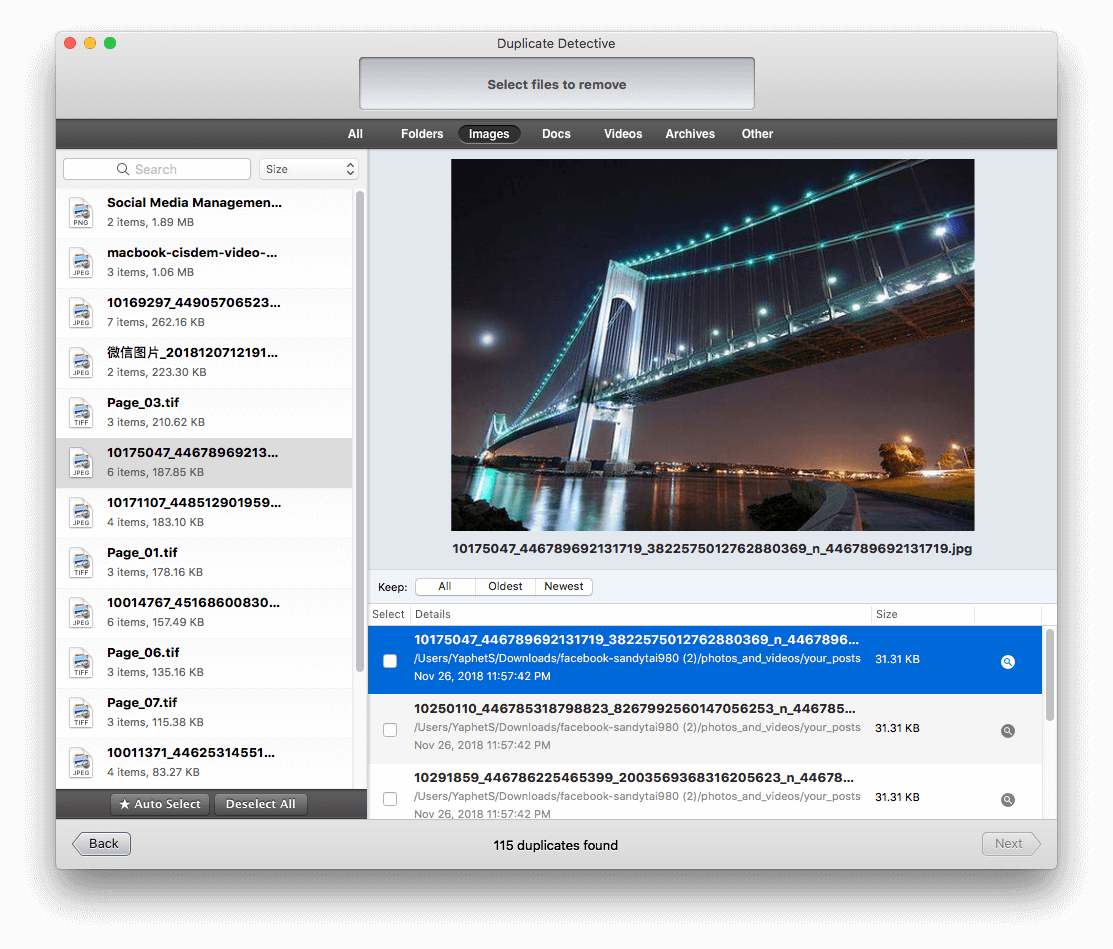 mac duplicate photo finder