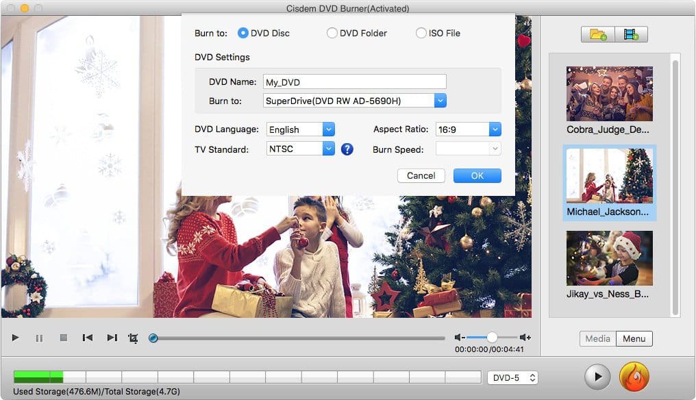 Imovie theme family