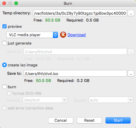 burn a playable dvd on mac dvdstyler