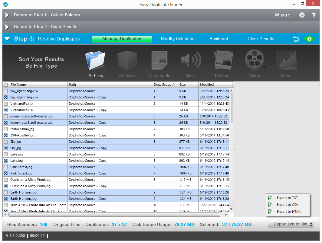 duplicate files mac