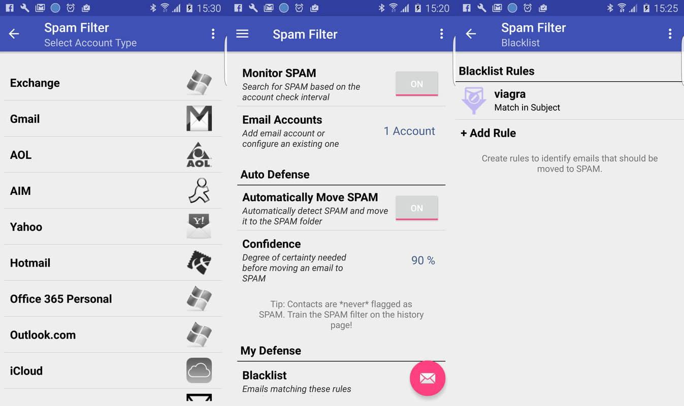 clean my email from spam