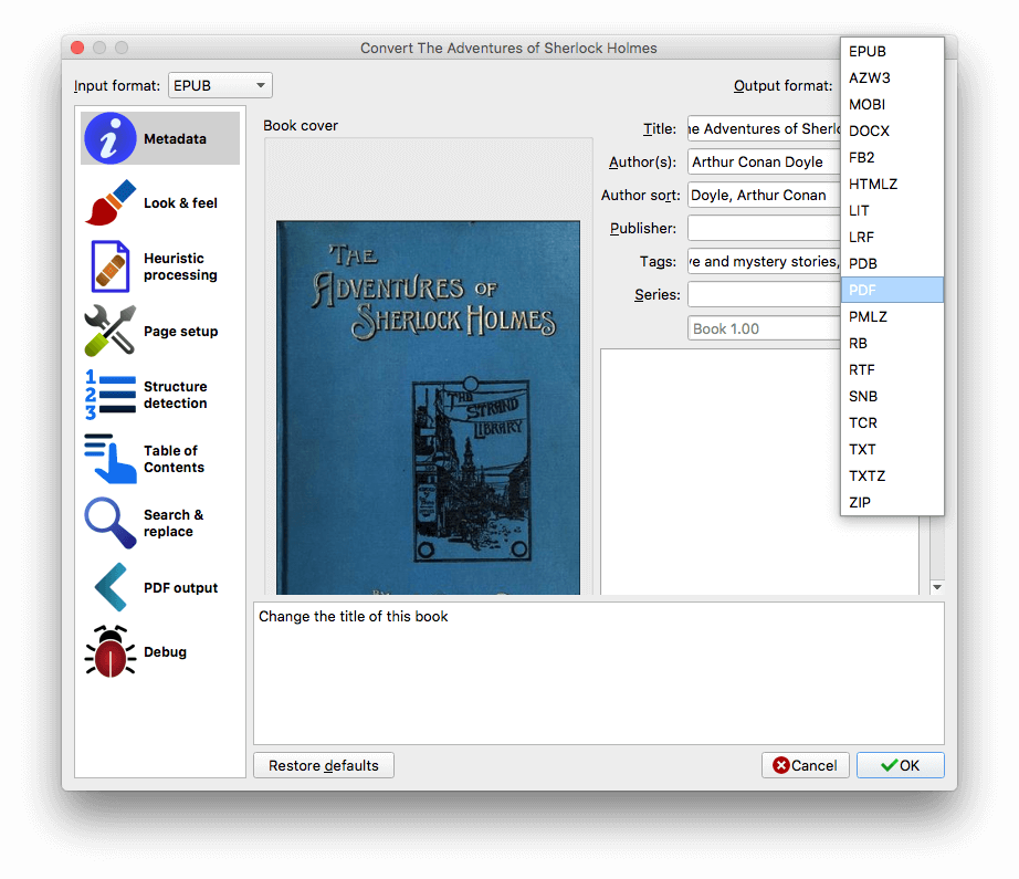 pdb to epub converter online