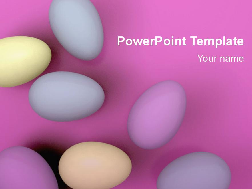 free ppt easter egg template download