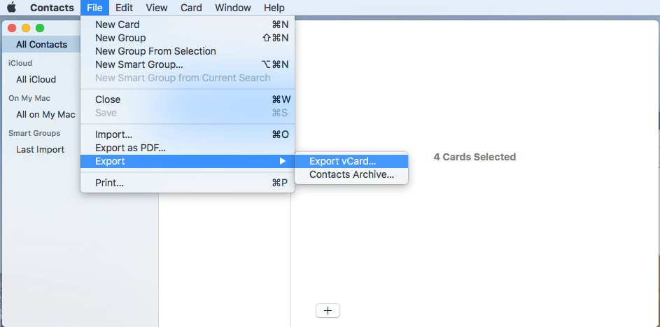 sync Gmail Contacts with MacBook Pro 