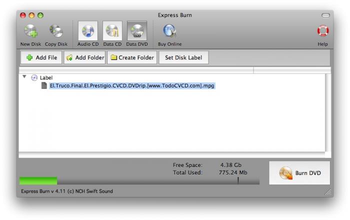 Free dvd burning software for mac osx