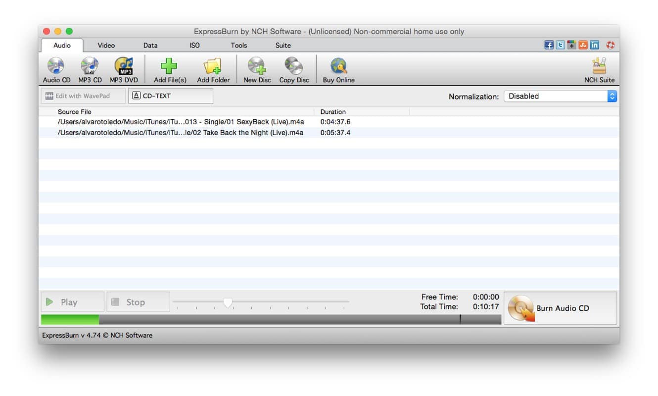 miglior software di masterizzazione cd per mac express burn