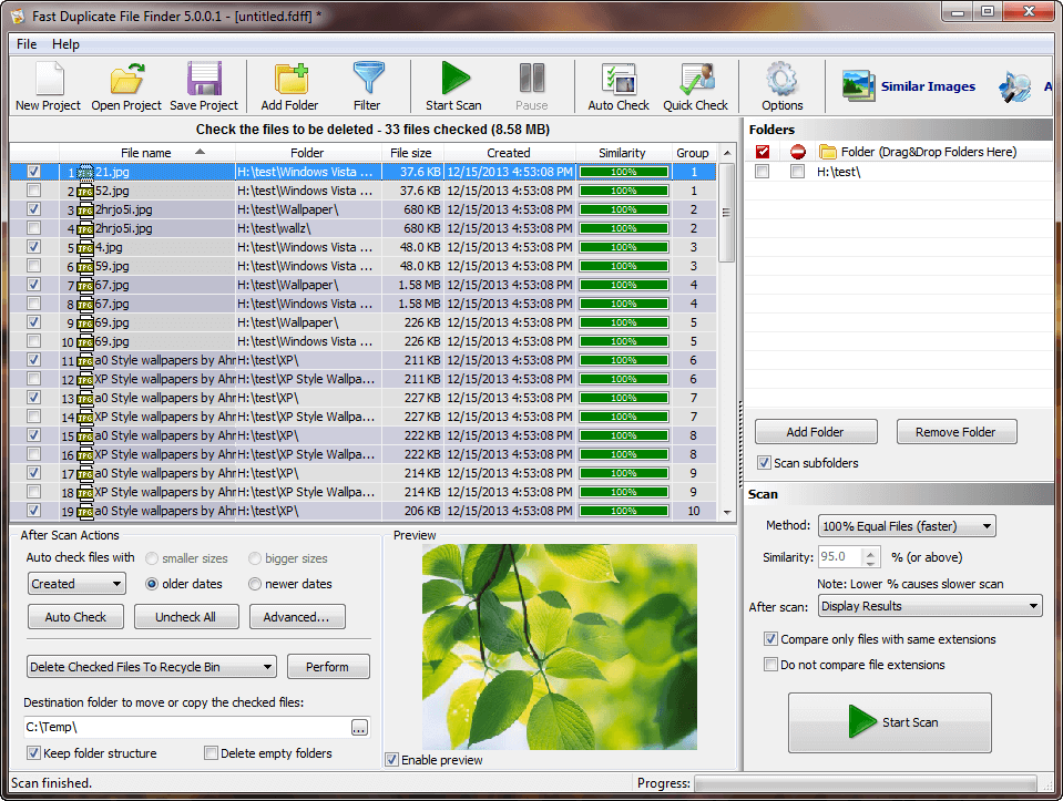 file duplicate finder