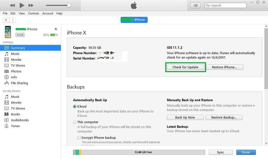 fix iphone stuck on verifying update issue via itunes