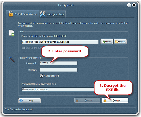 free app lock enter password