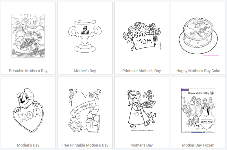 Best 30 Free Printable Mother S Day Coloring Pages 2020