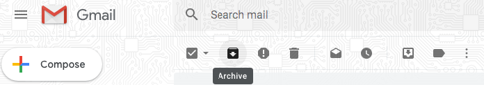 organize Gmail emails by archiving