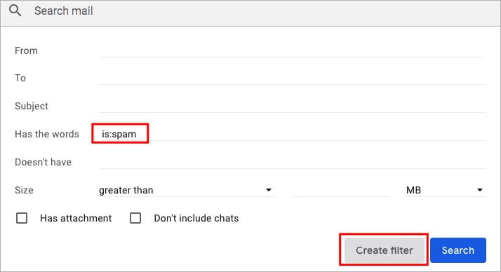 Gmail Spam Settings Turn off 03