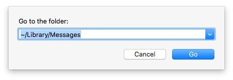 Go to the Messages folder