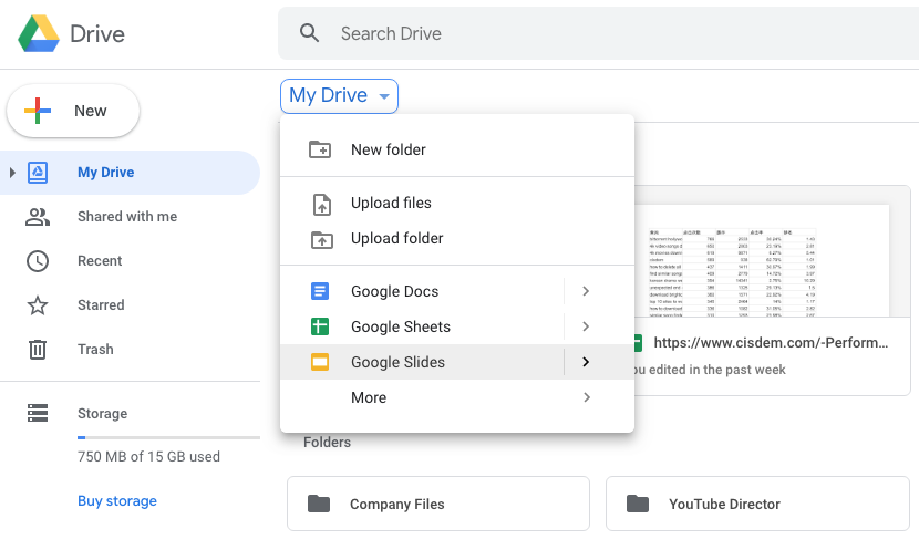 google drive