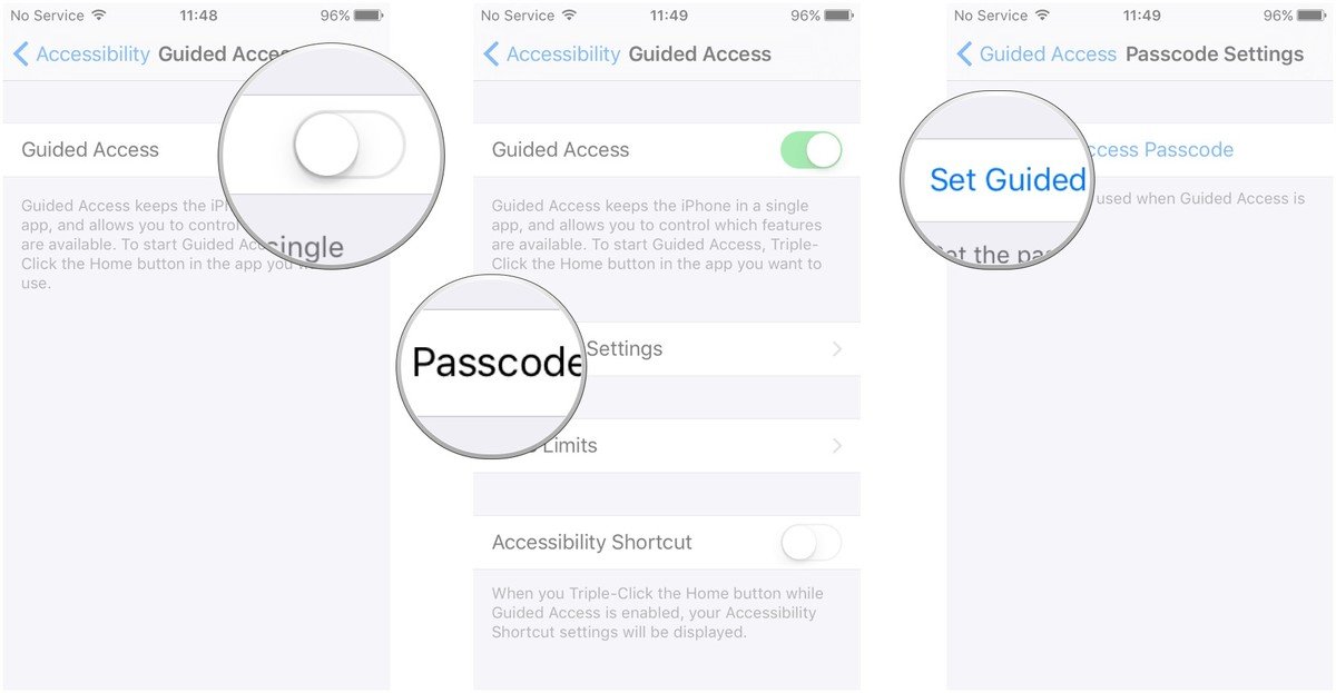 Lock a certain app on iPhone or iPad via Guided Access 03