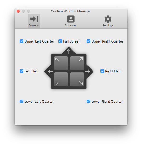 snap windows on mac with pre-defined positions