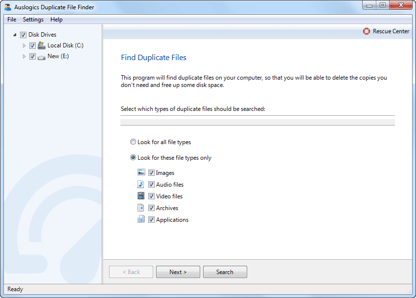 Auslogics Duplicate File Finder