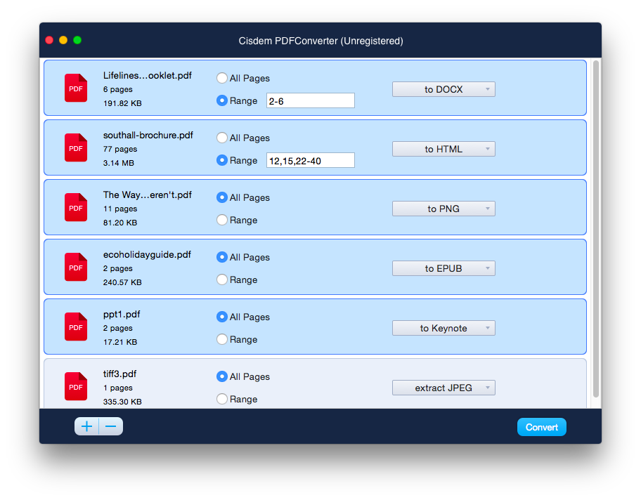 Png to pdf multiple files