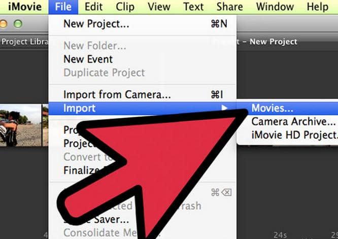 How to Burn MP4 to DVD on Mac via iMovie 1