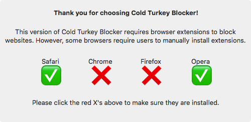 cold turkey chrome extension