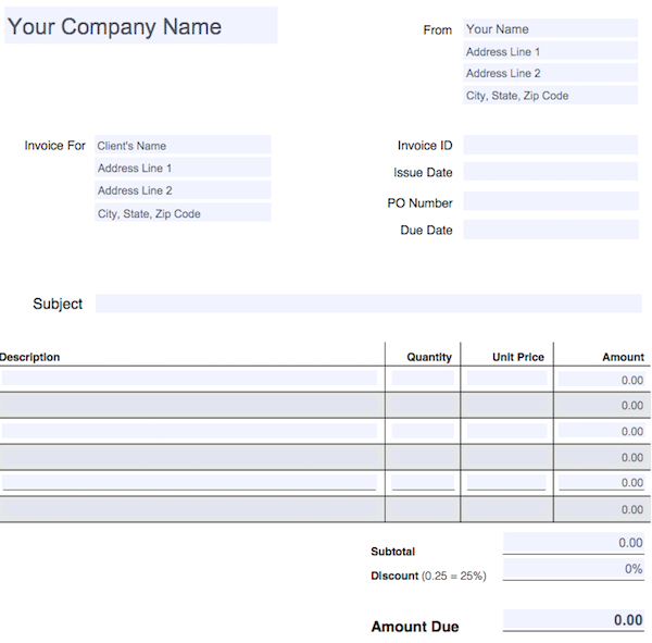 invoice template 03