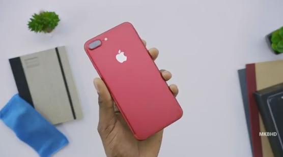 iphone red 7 back