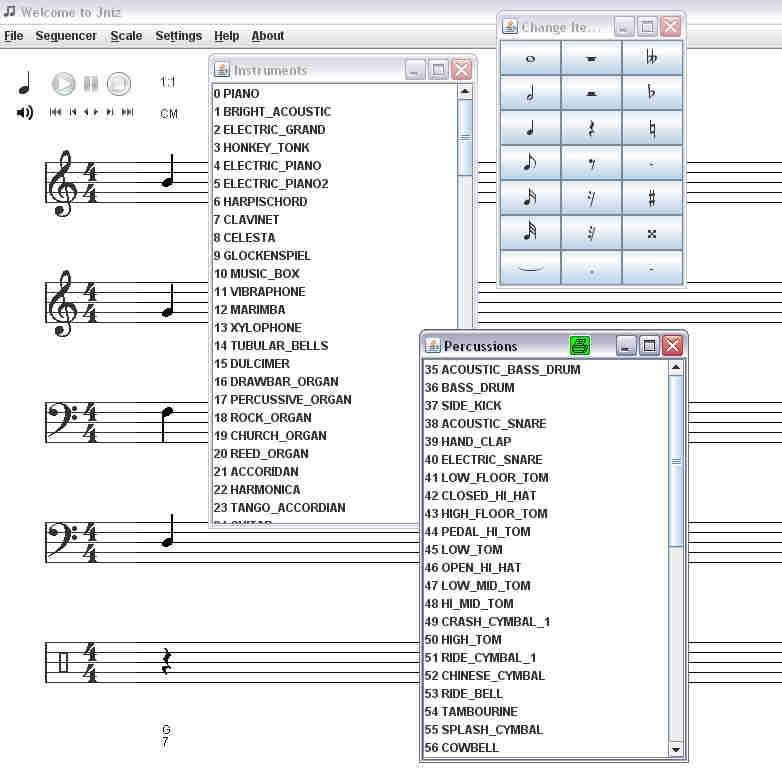 JNIZ music notation audio to midi
