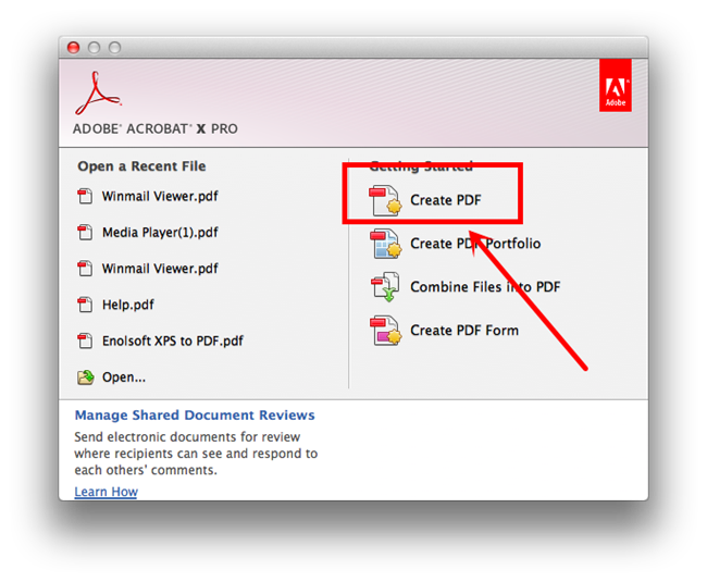 Create Adobe Pdf For Mac