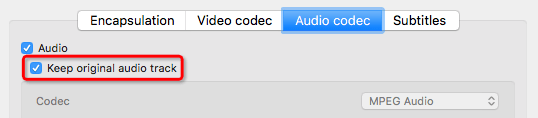 keep original audio track