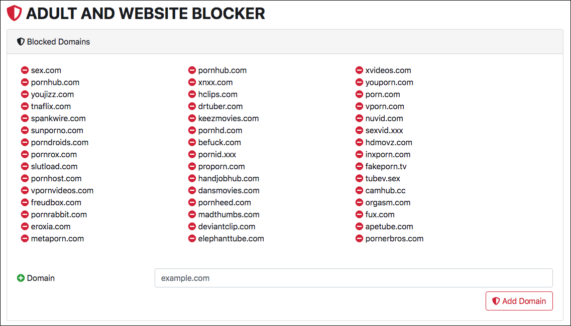 chrome extension to block pornhub