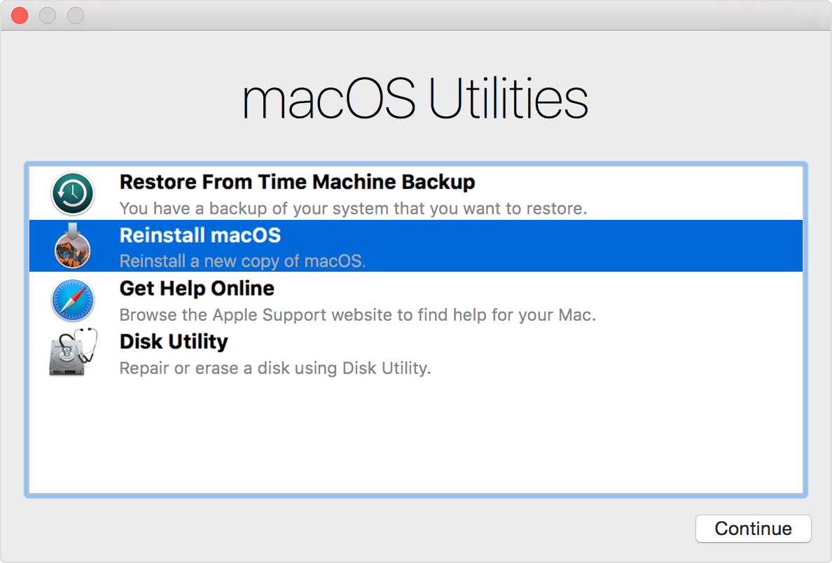 how to restore mac air to backup